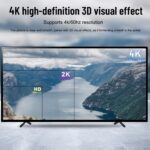 Y.D.F 7 Port HDMI Switch, 4k@60Hz HDMI Switcher 7 in 1 Out HDCP 2.0 Manual HDMI 2.0 Hub Support 3D Compatible with Nintendo Switch/OLED/Xbox/ PS5/4 Blu-Ray Player Fire Stick Roku Apple TV Chromeca - Image 3