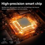 Y.D.F 7 Port HDMI Switch, 4k@60Hz HDMI Switcher 7 in 1 Out HDCP 2.0 Manual HDMI 2.0 Hub Support 3D Compatible with Nintendo Switch/OLED/Xbox/ PS5/4 Blu-Ray Player Fire Stick Roku Apple TV Chromeca - Image 6