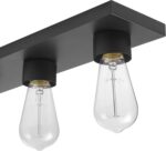 GLOBE Electric 5-Light Vanity Light, Matte Black, Modern Glam, Bathroom Fixture, Horizontal Vertical Mount, 52088 - Image 8
