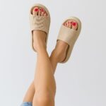 CUSHIONAIRE Feather EVA Slides for Women – Comfortable Slip On Womens Slippers, Indoor Outdoor Shower Shoes, Beach Essential Cloud Slides - Image 4