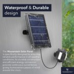 Wasserstein Solar Panel Compatible with Ring Spotlight Cam/Plus/Pro Battery, Stick Up Cam/Pro & Outdoor Cam Plus Battery - Continuous Power for Ring Surveillance Camera (2-Pack, Black) - Image 7