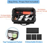 samdew Large Detailing Bag, Detail Organizer for Auto Detailing Supplies Storage, Car Cleaning Caddy for Vehicle Wash Tools, Car Care Box for Detailing Bottles, Towel, Buffer and More, Bag Only - Image 3