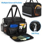 samdew Large Detailing Bag, Detail Organizer for Auto Detailing Supplies Storage, Car Cleaning Caddy for Vehicle Wash Tools, Car Care Box for Detailing Bottles, Towel, Buffer and More, Bag Only - Image 4