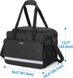 samdew Large Detailing Bag, Detail Organizer for Auto Detailing Supplies Storage, Car Cleaning Caddy for Vehicle Wash Tools, Car Care Box for Detailing Bottles, Towel, Buffer and More, Bag Only - Image 7