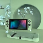 eXtremeRate PlayVital Back Cover for Nintendo Switch Console, NS Joycon Handheld Controller Separable Protector Hard Shell, Customized Dockable Protective Case for Nintendo Switch - Matcha Green - Image 5