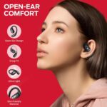Monster Open Ear AC317 Headphones, Wireless Headphones with Stereo Sound, Bluetooth 5.4, 24H Playback, Crystal Clear Calls, Type-C Charging, Touch Control, Sweat Resistant Open Ear Wireless Earbuds - Image 4