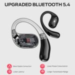 Monster Open Ear AC317 Headphones, Wireless Headphones with Stereo Sound, Bluetooth 5.4, 24H Playback, Crystal Clear Calls, Type-C Charging, Touch Control, Sweat Resistant Open Ear Wireless Earbuds - Image 7