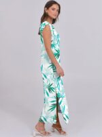 ANRABESS Summer Dress for Women 2025 Maxi Sundresses Casual Cap Sleeve Crew Neck Loose Split Beach Travel Vacation Outfits - Image 5