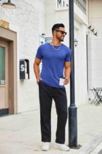 COOFANDY Men's T Shirt Short Sleeve Crew Neck T-Shirts Casual Summer Classic Basic Tees - Image 5