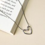 Heart Pendant Necklace – Classic Silver Heart Necklace with Minimalist Design, Dainty Love Jewelry for Women, Everyday Simple Necklace for Gift - Image 7