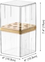 Poeland Makeup Brush Holder, Cosmetic Brush Organizer with 16 Holes and Lid, Makeup Holder for Makeup Brush - Image 5