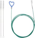 3 PCS Sunroof Drain Cleaning Tool, Flexible Extra Long Pipe Cleaners Soft Drain Brush Pipe Cleaning Set with 2 Straight Flexible Clean Brush for Car Sunroof Hood Door Trunk - Image 2