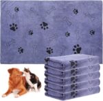 5PCS Microfiber Dog Towels for Drying Dog, 39'' X 23.6'' Pet Towel, Super Absorbent and Soft Pet Grooming Dogs Paw Towel, Fast-Drying Towels Shower Bath Supplies for Large Medium Small Dogs - Image 2