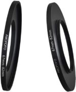 67mm to 82mm Step-Up Ring Filter adapter/67mm to 82mm Camera Filter Ring for 82mm UV,ND,CPL,Metal Step Up Ring - Image 2
