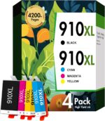 910XL 910 8020 Ink Cartridges Replacement for HP 910 Ink Cartridges Combo Pack HP910XL/910 Multipack for OfficeJet Pro Series 8020 8015 8025 8010 8018 8022 8028 8030 8035 Printer - Image 2