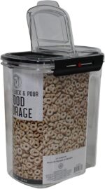 Airtight Lock & Pour Food Storage Container – 12 Cup (3 Qt) BPA-Free Dispenser for Cereal, Rice, Flour, Pasta, Pet Food, Sugar, and Dry Goods – Easy Grip & Flip-Top Lid - Image 2