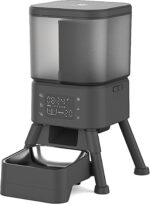 Automatic Pet Feeder, 4L Digital Smart Food Dispenser with LCD Display, Programmable Timer for Cats and Dogs, Stainless Steel Bowl, Tip-Over Resistant 4-Leg Design - Image 2