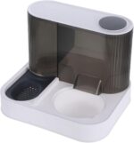 Automatic Pet Food Bowl for Cats and Dogs with Timed Portion Control Slow Feeding Feature to Prevent Waste Suitable for Busy Families and Outdoor Feeding Compatible Puppy Bowls - Image 2