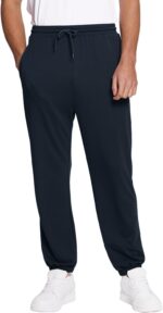 BAMBOO COOL Mens Sweatpants Lightweight Athletic Pants for Workout Jogging Running Gym Dry Loose-fit Tapered Joggers - Image 2