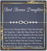Bonus Daughter Bracelet, Bonus Daughter Gift From Step Mom Dad, To My Stepdaughter, Stepdaughter Gift From Stepmom Stepdad, Adopted Daughter Birthday Gift - Image 2