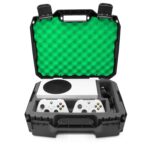 CASEMATIX Hard Shell Travel Case Compatible with Xbox Series S Console, Controllers, Games and Other Accessories - Durable and Protective Hard Case with Impact-Absorbing Customized Foam Interior - Image 2