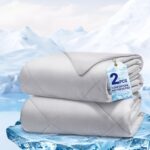 Cooling Comforter Twin Size, 2PCS Reversible Cooling Blanket for Hot Sleepers and Night Sweats, Cool Blanket with Mattress Pad for Summer, Breathable & Lightweight Comforter for All Season (68"x90") - Image 2