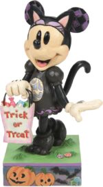 Enesco Disney Traditions Collection by Jim Shore Minnie Mouse Black Cat Costume Figurine- Stone Resin Hand Painted Crafted Disney Halloween Collectible Figurines Home Decor Statue, 6.1 Inch - Image 2