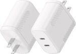 Essri 40W Gan Dual USB C Charger Block 2-Pack,PD 3.0 Fast Charging Wall Plug Power Adapter with Dual Type C Ports for iPhone 17/16/15/14/13 Pro Max,iPad Pro/Air/Mini,Galaxy S25 / S24,Google Pixel - Image 2