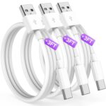 Essri Car CarPlay Cable for iPhone 17, 16, 15 USB C Charger Cord, 3-Pack 3FT USB A to USB C Charging Cable for Apple iPhone 17/17 Pro/Air/16e/16/15 Pro Max/Plus Cord, for iPad Pro/Air 6th/5th Gen - Image 2