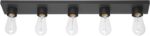 GLOBE Electric 5-Light Vanity Light, Matte Black, Modern Glam, Bathroom Fixture, Horizontal Vertical Mount, 52088 - Image 2
