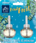 Glade PlugIns Refills Air Freshener, Scented and Essential Oils for Home and Bathroom, First Frost, 1.34 Fl Oz, 2 Count - Image 2