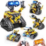 HOGOKIDS Robot Building Toys for Kids - 5 in 1 Remote & APP Controlled Building Set | RC Wall/Engineer Robot/Mech Dinosaur STEM Toys for Boys Girls Age 6 7 8 9 10 11 12+ Year Old (520 Pcs) - Image 2