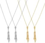 Handmade Crystal Stone Holder Necklace with Adjustable Cage, Valentine's Day Christmas Gift - Image 2