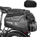 KEMIMOTO Bike Bag 40L EVA Hard Shell, Upgraded Ebike Rear Rack Bag with Waterproof Cover, Bicycle Trunk with Multi-layer Insulation for Commuter Travel Outdoor - Image 2