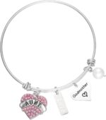 Kivosliviz Godmom Gifts Bracelet from Godcdaughter Bangle Bracelets Godmother Mothers Day Gift Godmother Charm Bracelet - Image 2