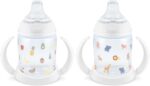 NUK Learner Cup, 6+ Months, Fun Fruits and Animals, Amazon Exclusive Collection, 5 Oz, Pack of 2 – BPA Free, Soft Spout, Spill Proof Sippy Cup - Image 2