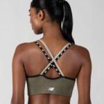 New Balance Molded Cup Sports Bra for Women, Athletic Workout Set Seamless Bra, Sostén Deportivo - Image 2