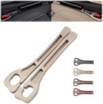 No Drop Seat Guard, Car Seat Gap Filler, Drop seat Gap fillers Between Seat and Console Stop Things from Dropping (Beige) - Image 2