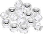 PATIKIL 13mm LED Convex Lens, 15 Pack 30 Degree Beam Angle Acrylic LED Optical Convex Condenser Lens for 1W 3W LED Lamp Beads Infrared Cameras, Transparent - Image 2