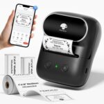 Phomemo Label Maker Machine with Tapes, Bluetooth Thermal Label Printer Easy to Use with Phones & PC, Address Label Maker for Small Business, Offcie, Home, 2 Inch Barcode Printer with 3 Label Rolls - Image 2