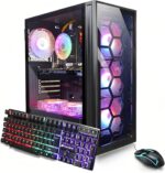 STGAubron Gaming PC Desktop, AMD Ryzen 5 2600 up to 3.9G, Radeon RX 580 16G, 16G DDR4, 512G SSD, WiFi 6, BT 5.0, RGB Fan x6, Windows 11 Home - Image 2