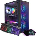STGAubron Gaming PC Desktop, Intel Core i7 up to 3.9G, Radeon RX 580 8G, 16GB RAM, 1T SSD, WiFi, BT 5.0, RGB Fan x 6, Windows 11 Home - Image 2