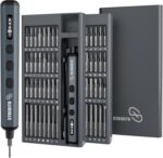 STREBITO Mini Electric Screwdriver Set, 70-in-1 Max Precision Electric Screwdriver Kit with Lights, 5 Upgraded Torque Levels, 64 Magnetic Bits, Electric Screwdriver Cordless for PC RC Electronics - Image 2