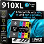Smart Ink Remanufactured Ink Cartridges Replacement for HP 910XL 910 XL Black and Color Combo Pack to use with OfficeJet Pro 8025e 8025 8028e 8028 8035e 8035 OfficeJet 8015e 8022e 8015 8022 Printers - Image 2