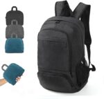 TANTOMI Ultra Lightweight Packable Backpack 25L - Foldable Hiking Daypack for Travel, Water Resistant Small Rucksack for Men Women Outdoor - Black - Image 2
