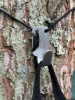 Tree Hugger Leave No Trace Camp Hook - Ultralight Gear Hanger for Hiking, Backpacking, Bushcraft - 100lb Capacity Pack Hook with Paracord - Outdoor Camping Accessories for Osprey, Gregory Backpacks - Image 2