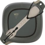 UCO 4-Piece Camping Mess Kit with Bowl, Plate and 3-in-1 Spork Utensil Set - Image 2