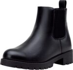 Vepose Women's 9607 Chelsea Ankle Boots Pull-On Booties for Women - Image 2