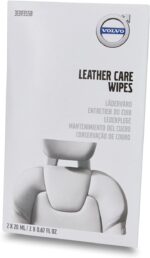 Volvo Genuine Leather Care Wipes Cleans and Conditions - Image 2