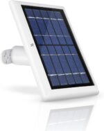 Wasserstein Solar Panel Compatible with Ring Spotlight Cam/Plus/Pro Battery, Stick Up Cam/Pro & Outdoor Cam Plus Battery - Continuous Power for Ring Surveillance Camera (1-Pack, White) - Image 2